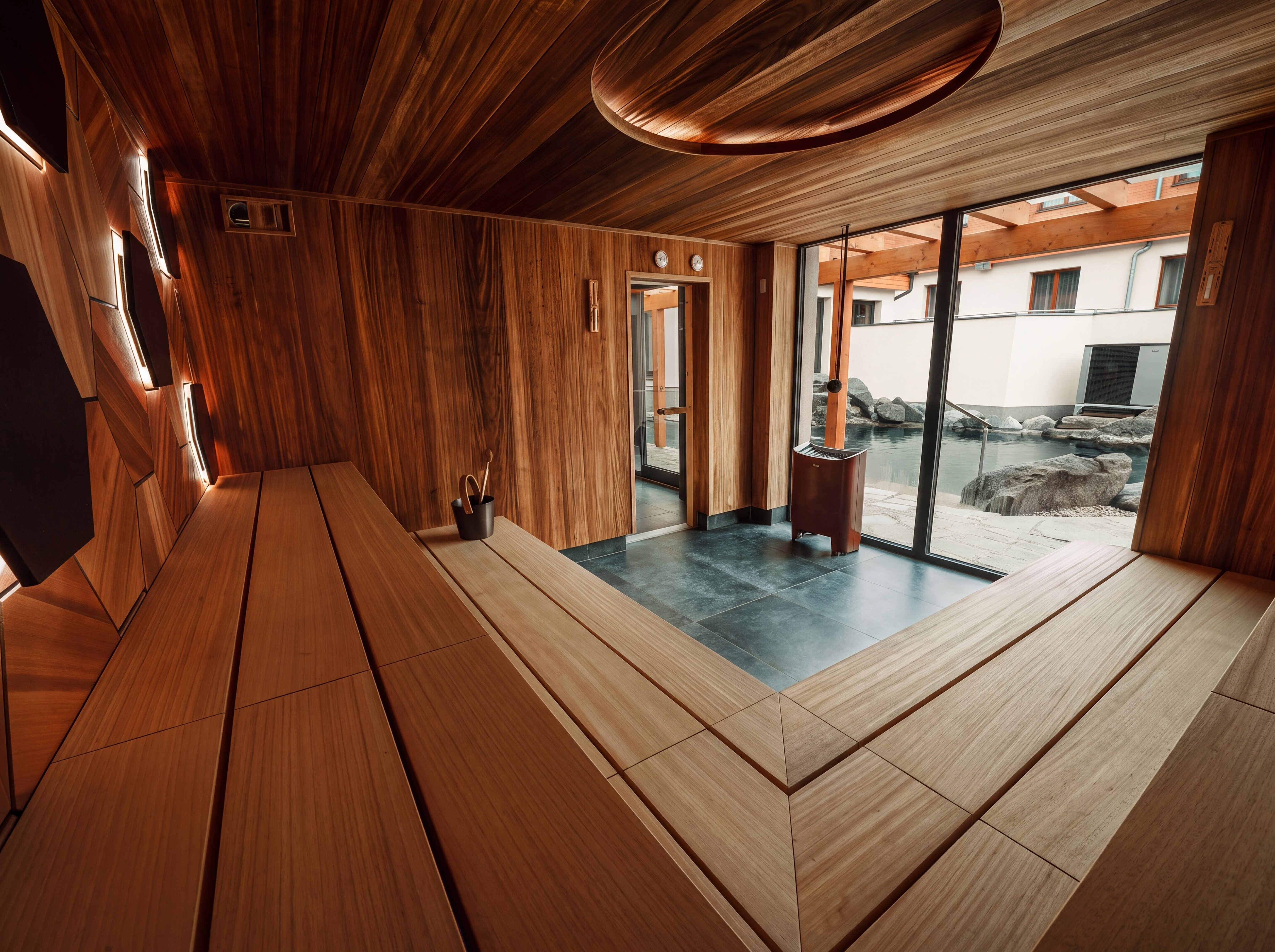 Sauna ceremony at Hotel Horal