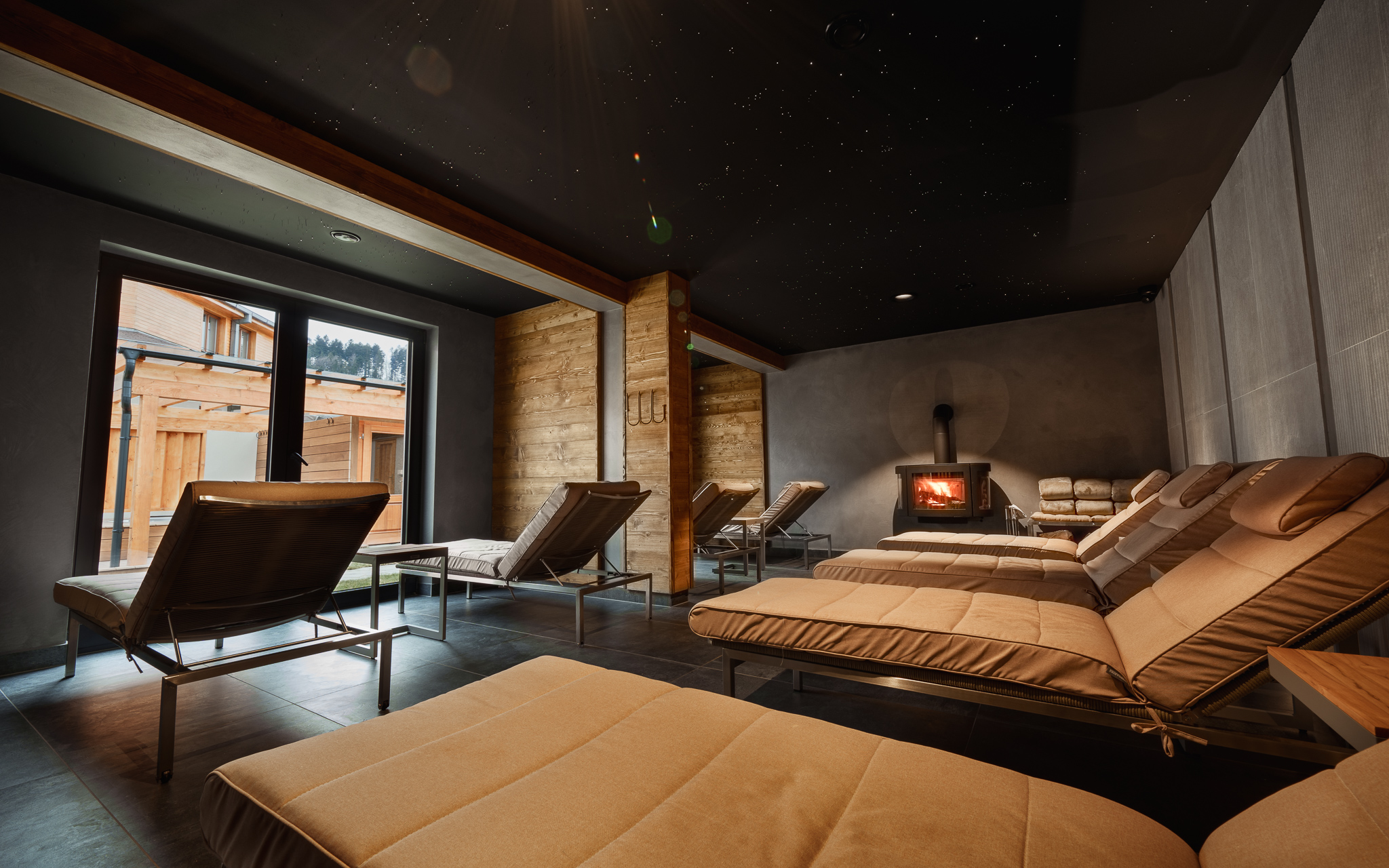 Relaxační zóny wellness centra Hotelu Horal