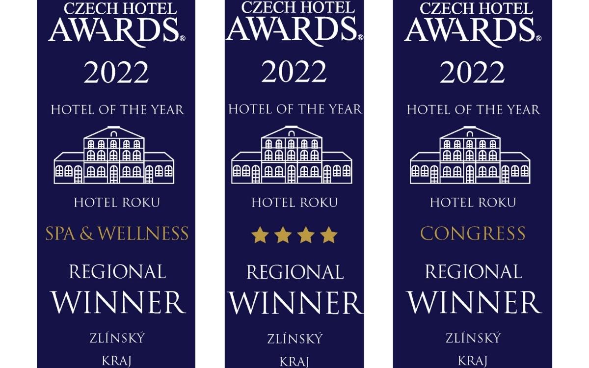 1. místo - Czech Hotel Awards - Hotel roku 2022