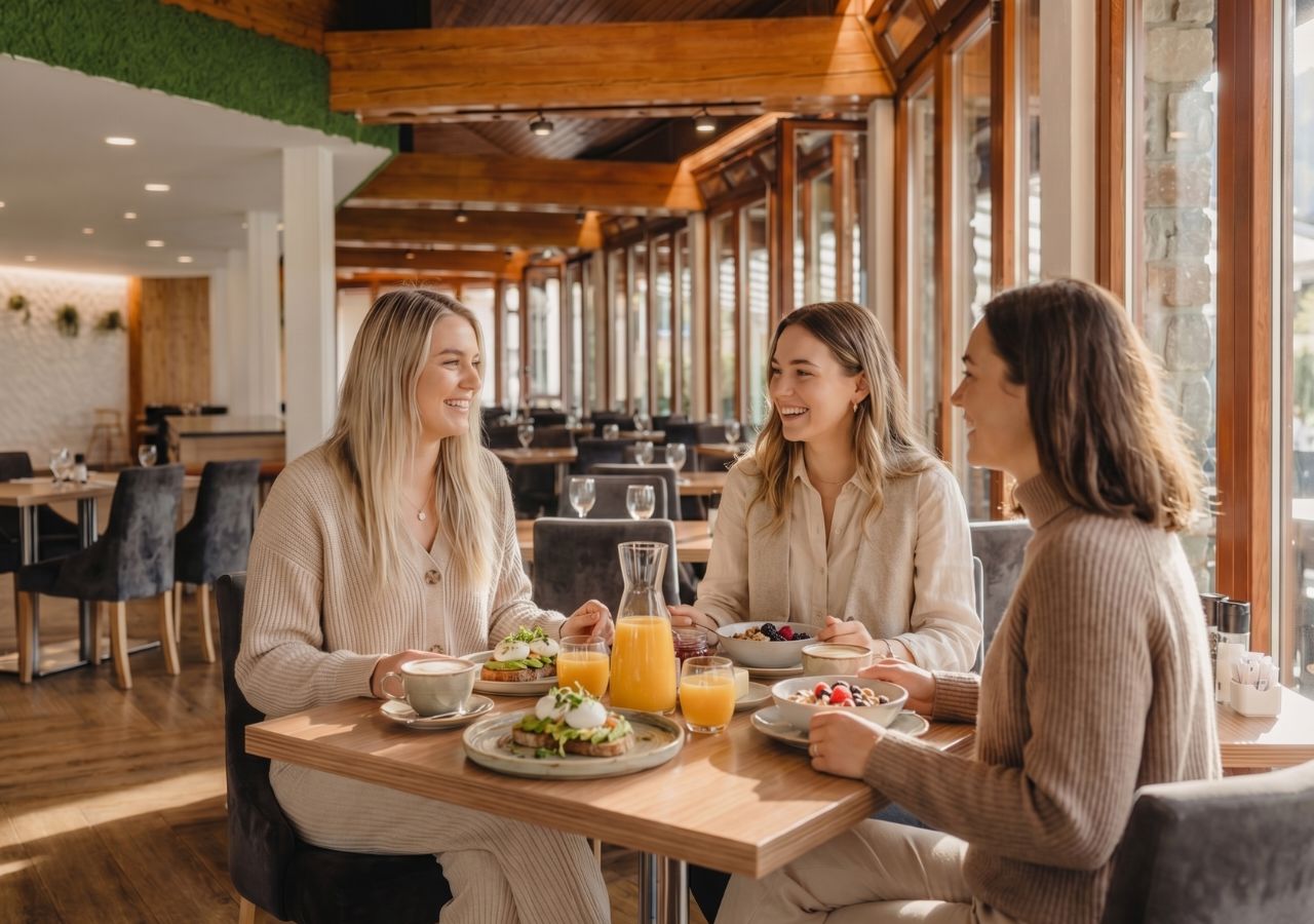 Snídaně Hotel Horal atmosféra