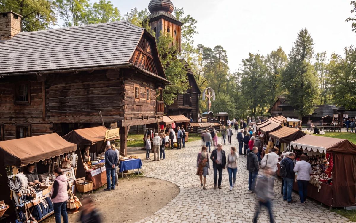 Tradiční jarmark ve Valašském muzeu v přírodě